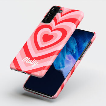 Personalised Heart Name Phone Case, 4 of 6