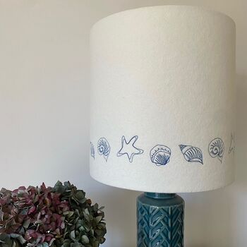 Seashell Embroidered Lampshade, 3 of 4