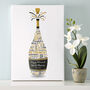 Personalised Retirement Champagne Word Art, thumbnail 1 of 9