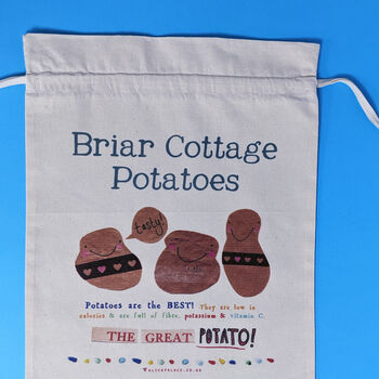 Personalised Potato Storage Bag, 10 of 12