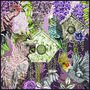 Bird Sanctuary Soft Purple Square Cushion With Birds, Bird Houses, And Trailing Wisteria, thumbnail 5 of 7