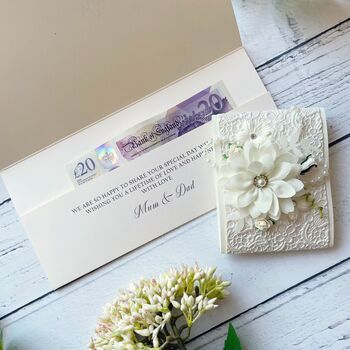 Handmade Wedding Money Wallet, 8 of 10