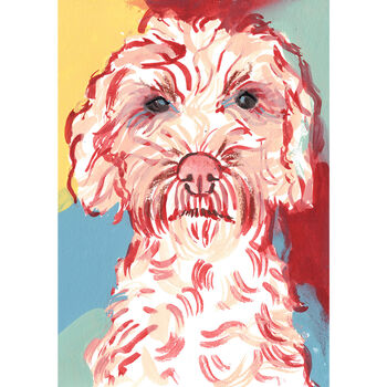 Contemporary Personalised Pet Portrait Illustration, 8 of 9