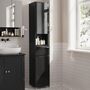 Tall Bathroom Cabinet Narrow Cupboard Storage Unit, thumbnail 4 of 10