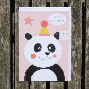 Happy Birthday Panda Card, 4 of 4