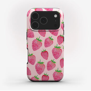 Strawberry Tough Phone Case, 2 of 4