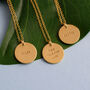 18k Gold Vermeil Or Silver Personalised Rose Necklace, thumbnail 5 of 7