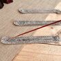 Silver Indian Style Incense Stick Holder Ash Catcher, thumbnail 4 of 7