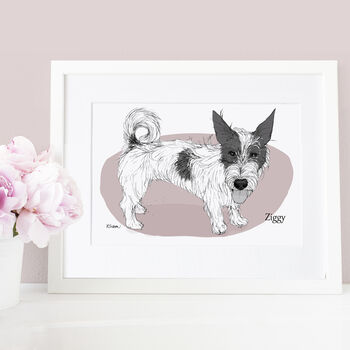 Personalised Hand Drawn Dog Sketch, 9 of 10