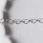 Sterling Silver Heart Link Bracelet, thumbnail 2 of 4