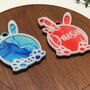 Personalised With Name Easter Bunny Basket Tags, thumbnail 2 of 8