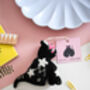 Kitty Starfluff Cat Felt Decoration, thumbnail 2 of 2