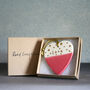 Ceramic Hanging Pink Love Heart Decoration, thumbnail 1 of 3