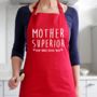 Mother Superior Personalised Apron, thumbnail 4 of 6