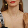 Sterling Silver Gold Vermeil 'Mama' Script Letter Necklace, thumbnail 1 of 8