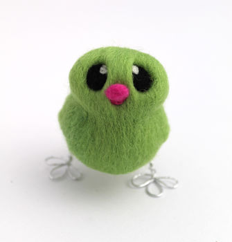 Needle Felted Mini Bright Chick, 10 of 12