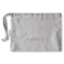 Dove Grey Linen Makeup Bag, thumbnail 2 of 2