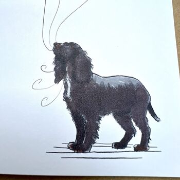 Working Cocker Spaniel Father's Day Card, 5 of 7