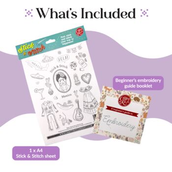 Mexico Stick And Stitch Embroidery, 5 of 5