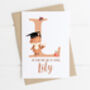 Personalised First Day Of School Card Fox, thumbnail 5 of 7