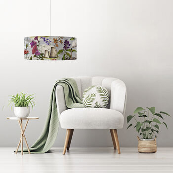 Flowers And Cooling Towers Lampshade, 3 of 5