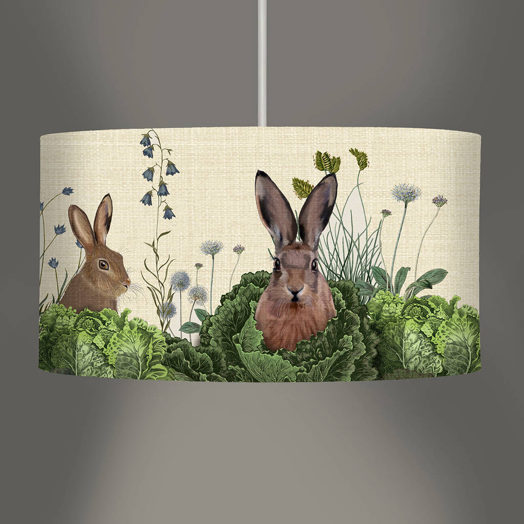 Cabbage Patch Rabbit Lamp Shade By Fab, Bunny Rabbit Lamp Shade
