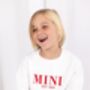 Christmas Mama Est Embroidered Personalised Sweatshirt With Optional Matching Mini, thumbnail 9 of 12