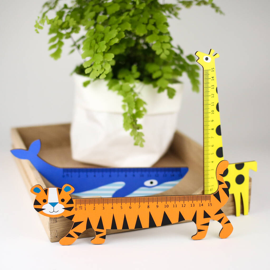 15cm Animal Ruler By Berylune | notonthehighstreet.com