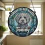 Labradoodle Grey Memorial Suncatcher, thumbnail 4 of 6