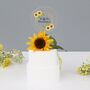 Personalised Wedding Cake Topper With Sunflowers, thumbnail 5 of 5