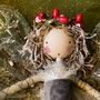 Enchanted Christmas Woodland Berry Fairy Treetopper, thumbnail 3 of 12