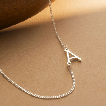 Personalised Initial Letter Necklace, 4 of 11