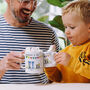 Personalised Welly Boot Daddy And Me Mug Set, thumbnail 1 of 10