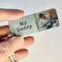 Personalised Metal Photo Father's Day Keyring, thumbnail 1 of 5