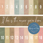 Minimalist Personalised Art Range Of Colours, thumbnail 2 of 5