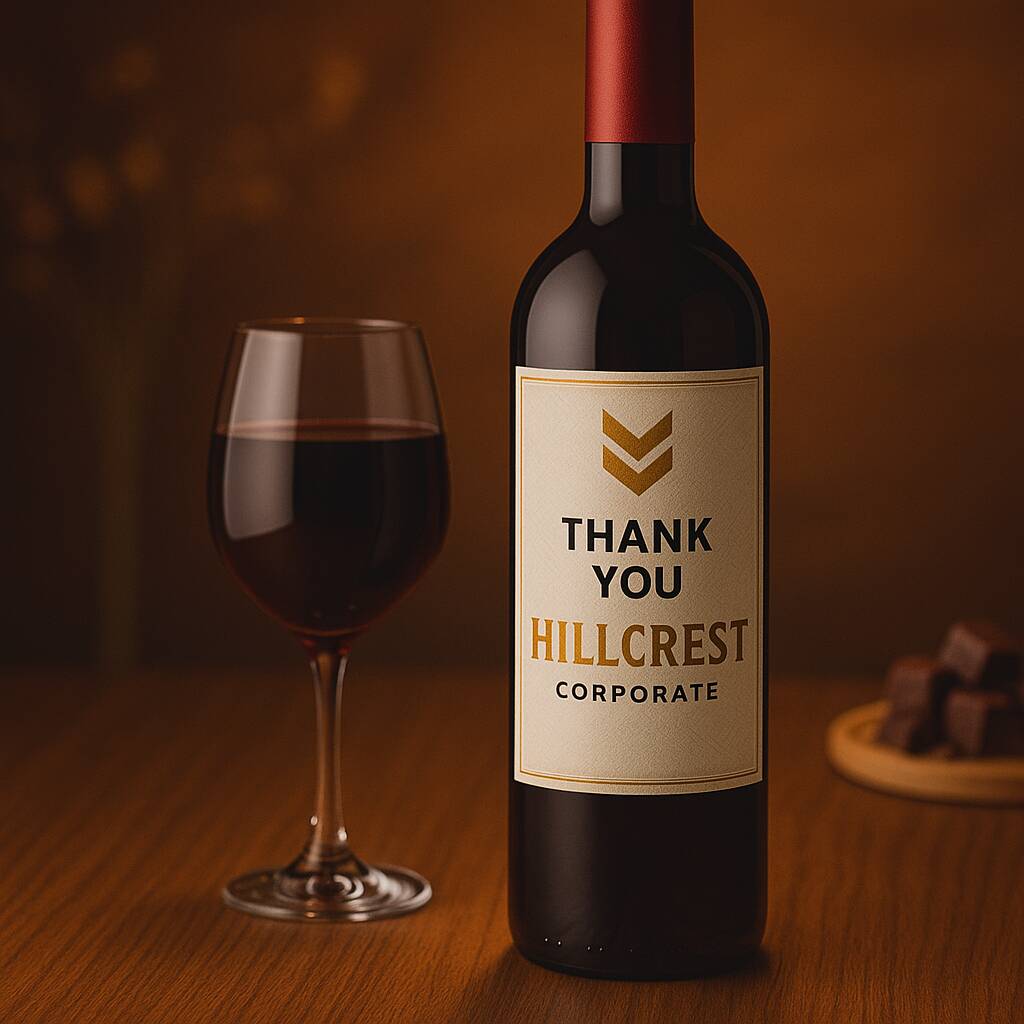 Personalised Corporate Wine Gift With Your Own Brand And Message, 1 of 6