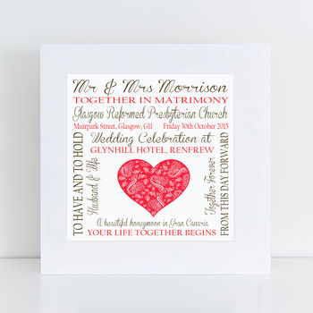 Personalised Wedding Day Card, 2 of 2