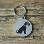 Daddy And Me Black Schnauzer Cufflinks And Dog Tag Set, thumbnail 3 of 8