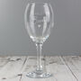 Personalised Bride Wine Glass, thumbnail 3 of 4
