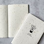 Personalised Specked Illustrated Hobby Pocket Notebook, thumbnail 3 of 5