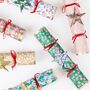Set Of Six Liberty Print Origami Star Crackers, thumbnail 2 of 5
