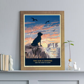 Coastal Labrador Print. Limited Edition Dog Lover Gift, 5 of 12