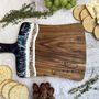 Custom Couples Name Resin Wood Cheese Board | For Anniversary, Wedding Gift, thumbnail 3 of 7
