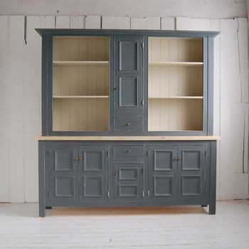 Gray Panelled Kitchen Dresser, 4 of 6