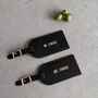 Personalised Mr And Mrs Leather Luggage Tags, thumbnail 6 of 12