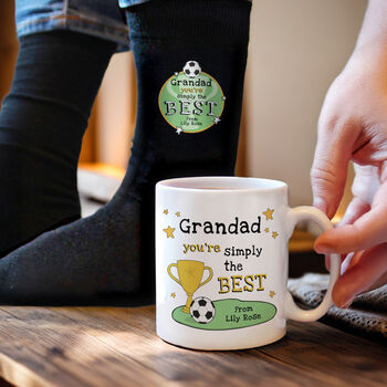 Personalised Simply The Best Mug And Socks Set, 2 of 5