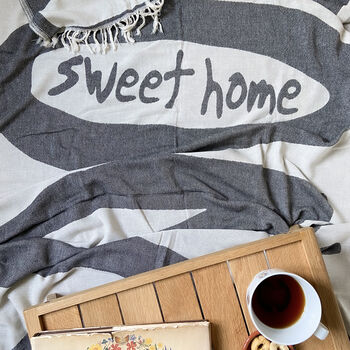 Personalised Cotton Anniversary Gift, Throw, Towel, 5 of 9