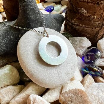 Personalised Secret Message Disc Necklace Jewellery Gift, 3 of 3