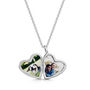 Drop Heart Locket 925 Sterling Silver, thumbnail 2 of 5