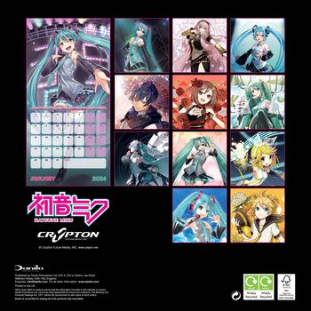 'Hatsune Miku' 2024 Calendar, 4 of 5